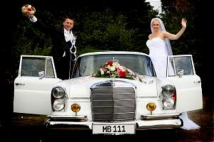 Foto: Hochzeitauto in Leipzig mieten