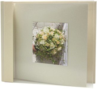 Hochzeitsalbum Design-10 - White Wedding Glas-Line