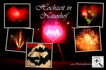 Hochzeitsfoto Standesamt Naunhof - Feuerwerk