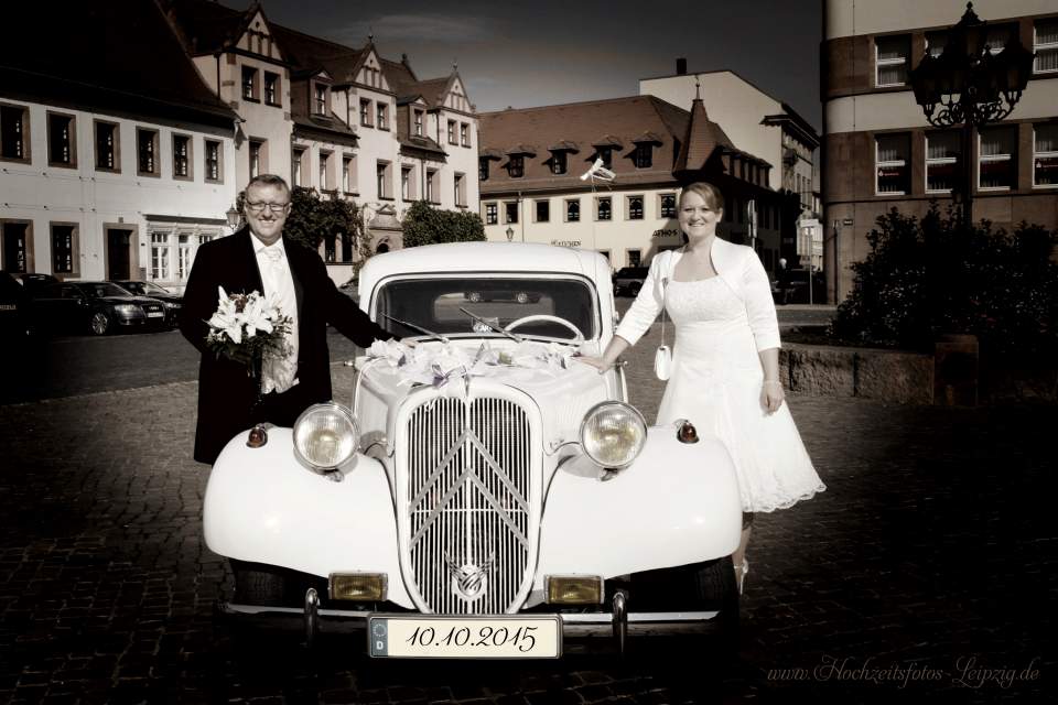Foto: Oldtimer Hochzeitsfahrt in Grimma