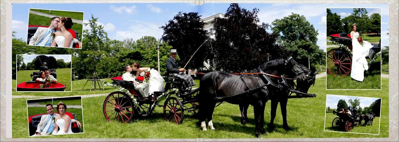 Bild: gedruckter Hochzeitsfoto Bildband