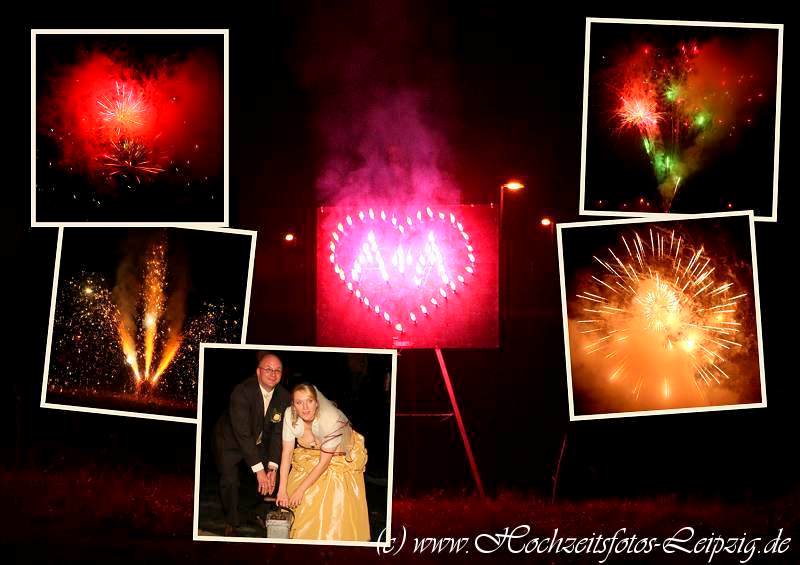 Foto Feuerwerk - Hochzeit Naunhof