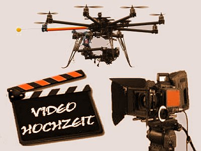 Foto: Hochzeitsvideos und Drohnen Luftbild Aufnahmen