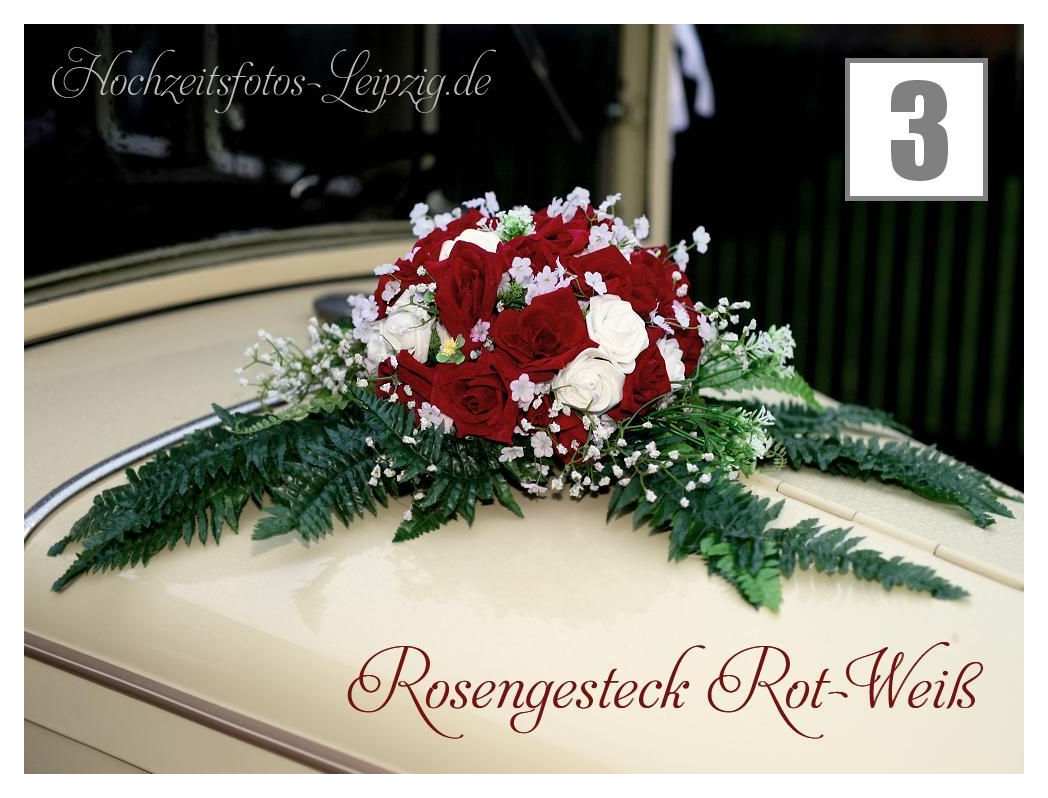 Foto Hochzeit Autogesteck Gropsna (Hochzeitsfloristik Autodeko) 