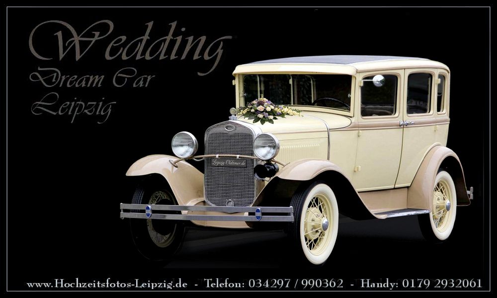 Oldtimer Hochzeitsauto mieten in Leipzig: Ford Model-A